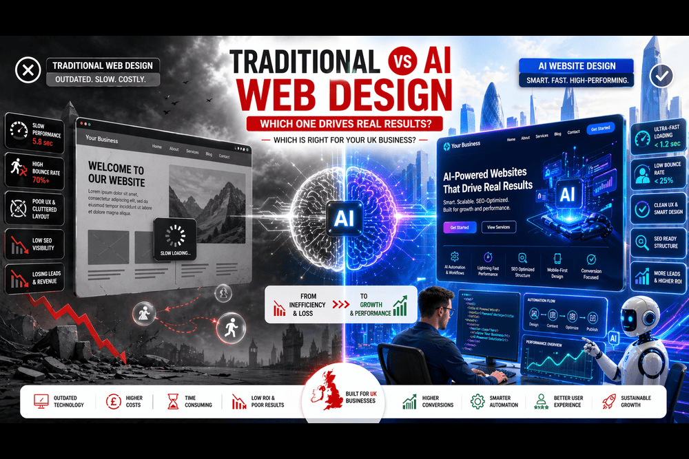 Tradition vs AI Website Design